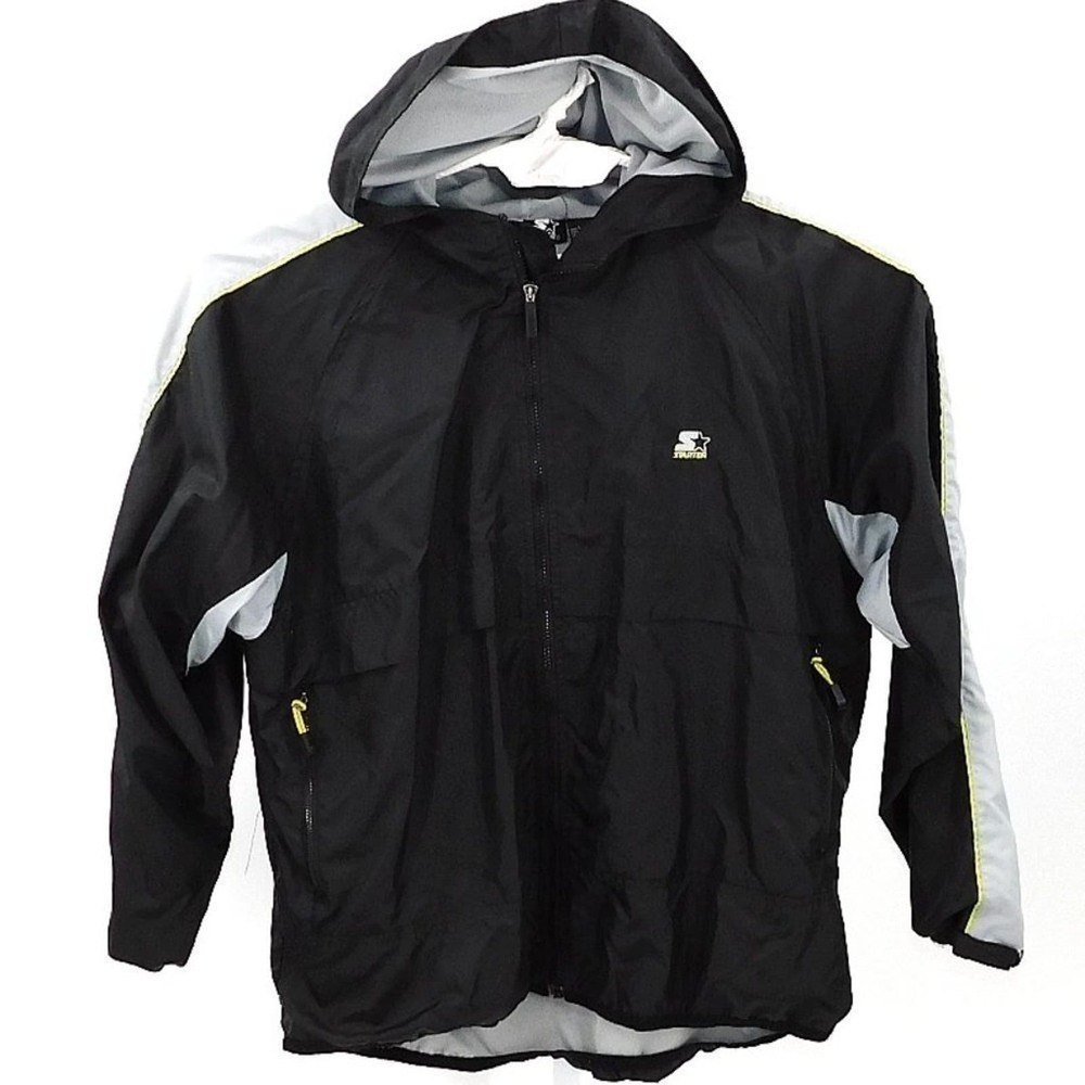 Starter Mesh Lined Full-Zip Hooded Jacket Size Men's Large